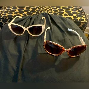 Bundle of sunglasses:  Steve Madden glamour; RALPH LAUREN; MVMT.